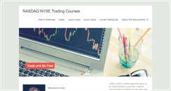Desktop Screenshot of nasdaq-nyse-trading-courses.com